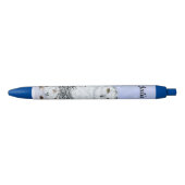 Sneeuwuil Zwarte Inkt Pen (Voorkant)