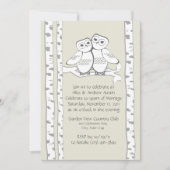 Sneeuwuilen Jubileum Kaart (Voorkant)