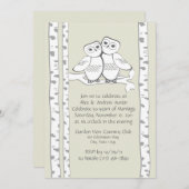 Sneeuwuilen Jubileum Kaart (Voorkant / Achterkant)