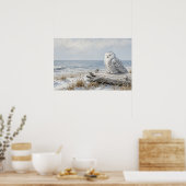 Sneeuwuilposter Shore Rest Poster (Keuken)