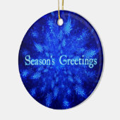 Sneeuwuitbarsting Keramisch Ornament (Links)