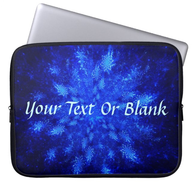 Sneeuwuitbarsting Laptop Sleeve (Voorkant)