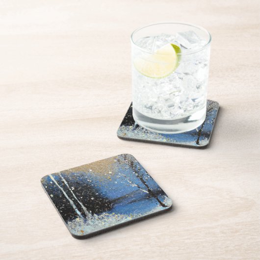 Sneeuwval Bier Onderzetter (Rechterzijde)