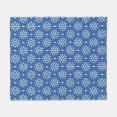 Sneeuwval Breiwerk Fleece Deken (Voorkant (Horizontaal))