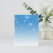 Sneeuwval Briefkaart (Staand voorkant)