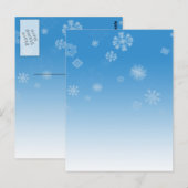 Sneeuwval Briefkaart (Voorkant / Achterkant)