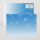 Sneeuwval Briefkaart (Voorkant / Achterkant)