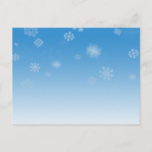 Sneeuwval Briefkaart (Voorkant)