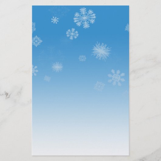 Sneeuwval Briefpapier (Voorkant)