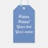 Sneeuwval Cadeaulabel (Achterkant)