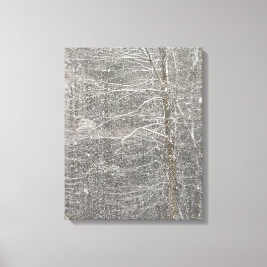 Sneeuwval Canvas Afdruk (Voorkant)