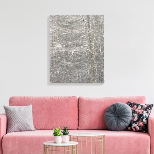 Sneeuwval Canvas Afdruk (Insitu (Woonkamer))
