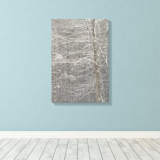 Sneeuwval Canvas Afdruk (Insitu (Houten vloer))