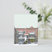 Sneeuwval :: Chute de Neige Briefkaart (Staand voorkant)