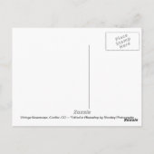  sneeuwval, Conifer, CO Briefkaart (Achterkant)