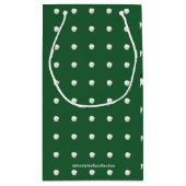 Sneeuwval Dancer Green Klein Cadeauzakje (Achterkant)