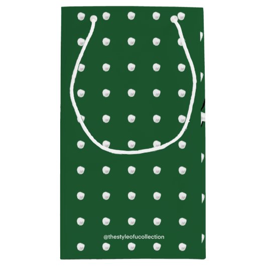 Sneeuwval Dancer Green Klein Cadeauzakje (Achterkant)