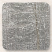 Sneeuwval Drankjes Onderzetter (Voorkant)