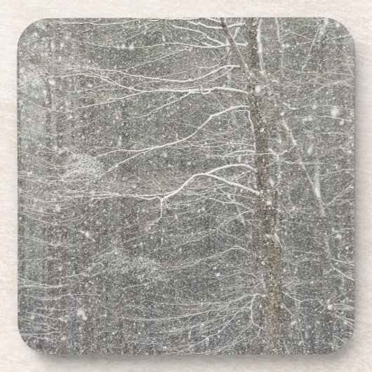 Sneeuwval Drankjes Onderzetter (Voorkant)