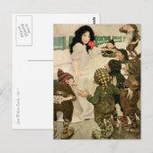 "Sneeuwval en de zeven kleine Mannen" Briefkaart (Voorkant / Achterkant)