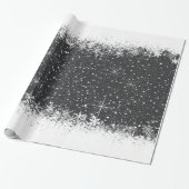 Sneeuwval en sneeuwgrenzen Kerstmis ID728 Cadeaupapier (Uitgerold)