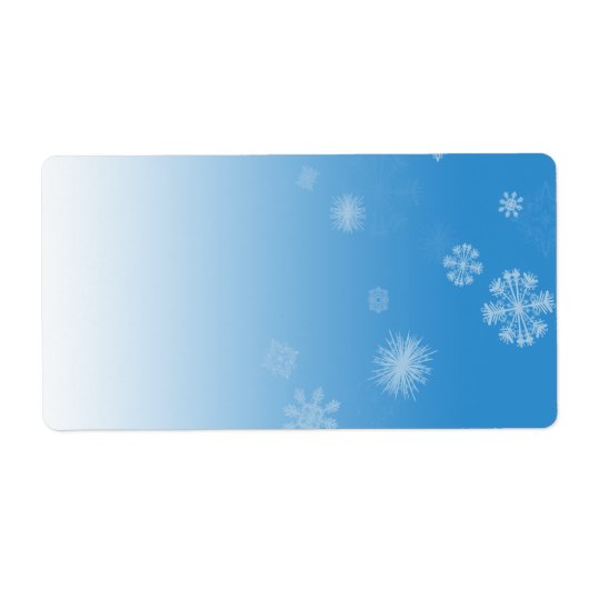 Sneeuwval Etiket (Voorkant)