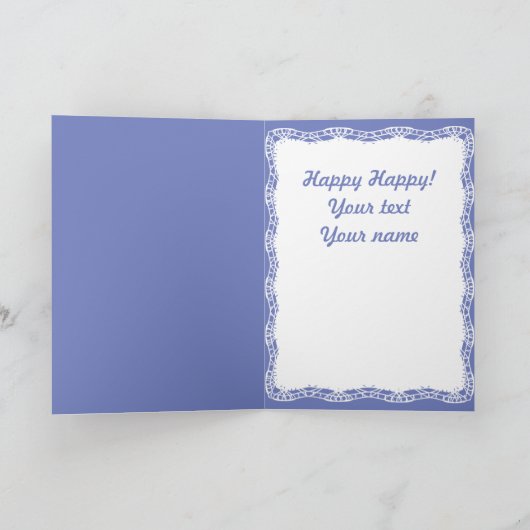 Sneeuwval Feestdagen Kaart (Binnen)