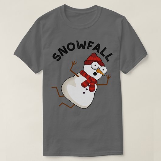 Sneeuwval Funny Snow Puns 1 T-shirt (Design voorkant)