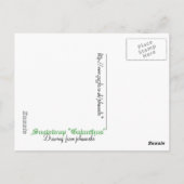 sneeuwval"Galanthus" Briefkaart (Achterkant)