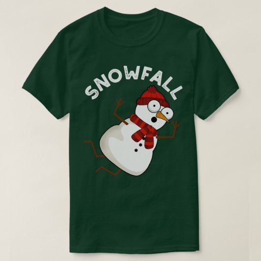 Sneeuwval Grappige Sneeuwpuns T-shirt (Design voorkant)