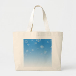 Sneeuwval Grote Tote Bag