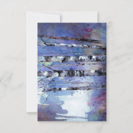 Sneeuwval in de betoverde berk