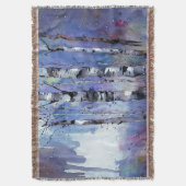 Sneeuwval in de betoverde berk deken (Voorkant Verticaal)