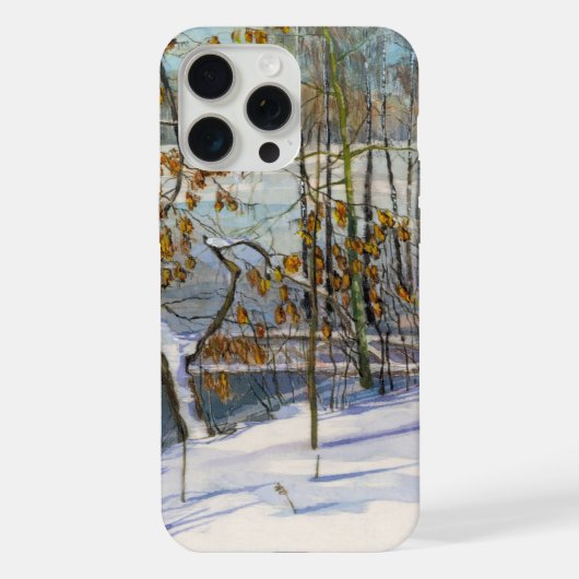 Sneeuwval iPhone Hoesje (Achterkant)
