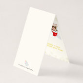 Sneeuwval Kerstboom Groeten Kaarten (Achterkant)