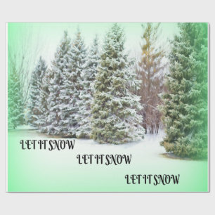 Sneeuwval Magische Kerst Wrap Cadeaupapier