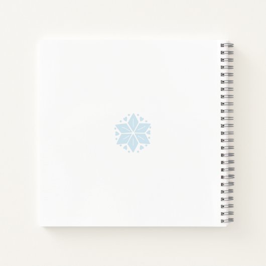 Sneeuwval Notitieboek (Achterkant)