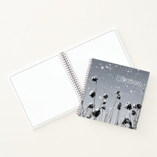 Sneeuwval Notitieboek (Binnen)