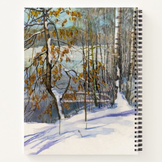 Sneeuwval Notitieboek (Achterkant)