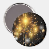 Sneeuwval op de lamp magneet (Voorkant / Achterkant)