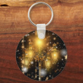 Sneeuwval op de lamp sleutelhanger (Voorkant)