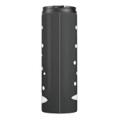 Sneeuwval op kardinaal-, neushoorn- en pijnbomen thermosbeker (Achterkant)