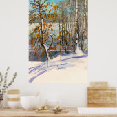 Sneeuwval Poster (Keuken)