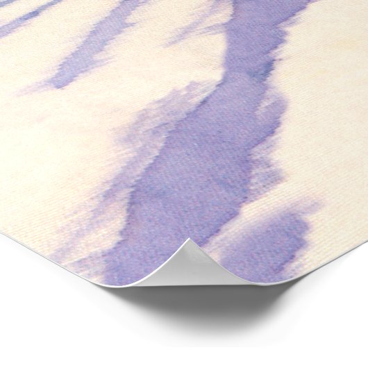 Sneeuwval Poster (Hoek)