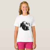 Sneeuwval Rustig, Loyal Gaze T-shirt (Voorkant volledig)