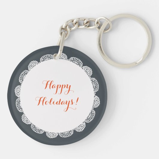 Sneeuwval Sleutelhanger (Achterkant)