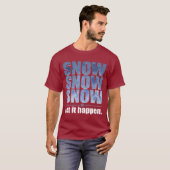 Sneeuwval T-shirt (Voorkant volledig)