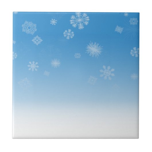 Sneeuwval Tegeltje (Voorkant)