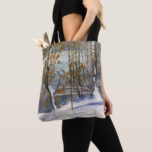 Sneeuwval Tote Bag (Dichtbij)