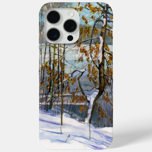 Sneeuwval Waterverf Case-Mate iPhone Case (Achterkant)